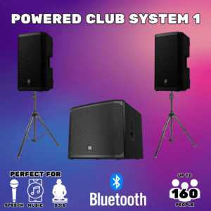 BJs Sound & Lighting Hire - Powered Club System 1