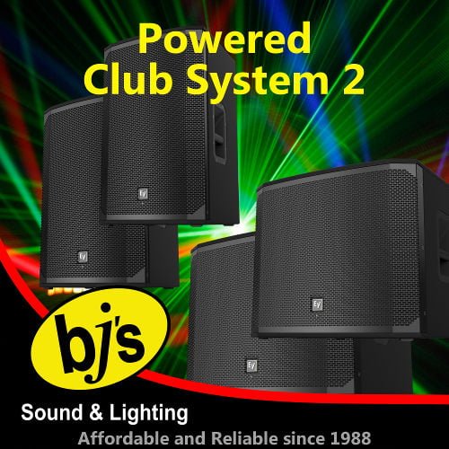 BJs Sound & Lighting Hire - Powered Club System 2