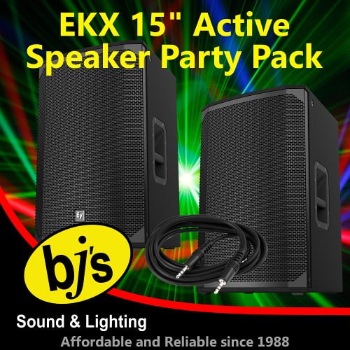 BJs Sound & Lighting Hire - EKX 15inch Active Party Pack