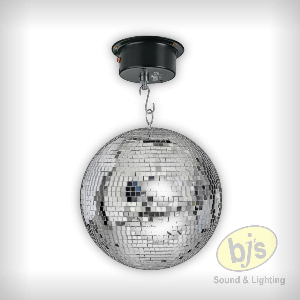 12" Mirror Ball With Motor BJs Sound & Lighting Hire