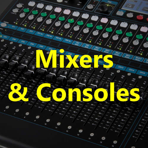Mixers & Consoles BJs Sound & Lighting Hire