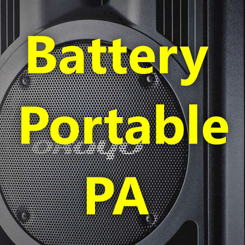Battery & Portable PA