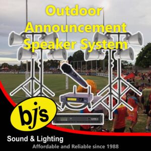 BJs Sound & Lighting Hire - Sports Pack PA Horns 1000c