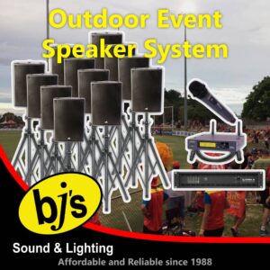 BJs Sound & Lighting Hire - Sports Pack large 1000c