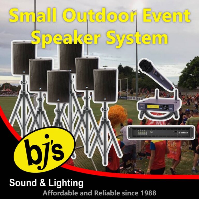 BJs Sound & Lighting Hire - Sports Pack small 1000c