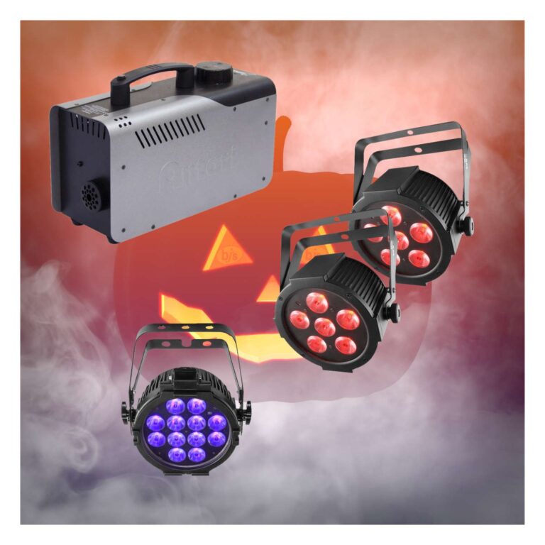 BJs Sound & Lighting Hire - Halloween Small Smoke Wash UV Pack bjs web