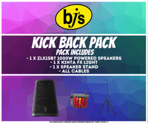 BJs Sound & Lighting Hire - KICK BACK PACK