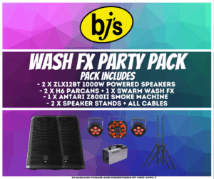 BJs Sound & Lighting Hire - WASH FX PARTY PACK