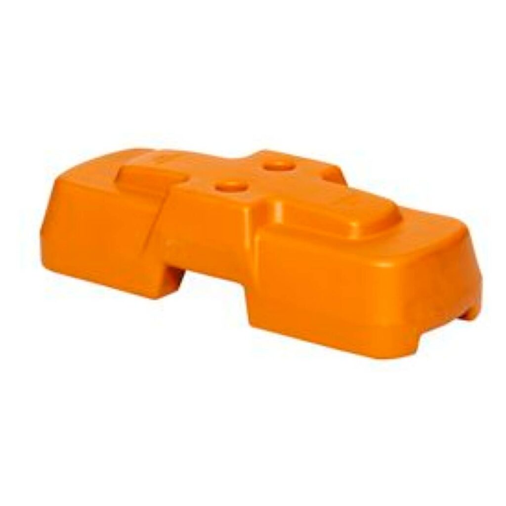 Orange Concrete Block 28Kg 60x23x15cm | BJs Sound & Lighting Hire