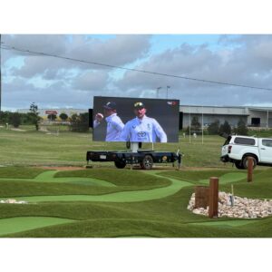 8SQM P3.8mm Trailer Mounted LED Screen 4x2m