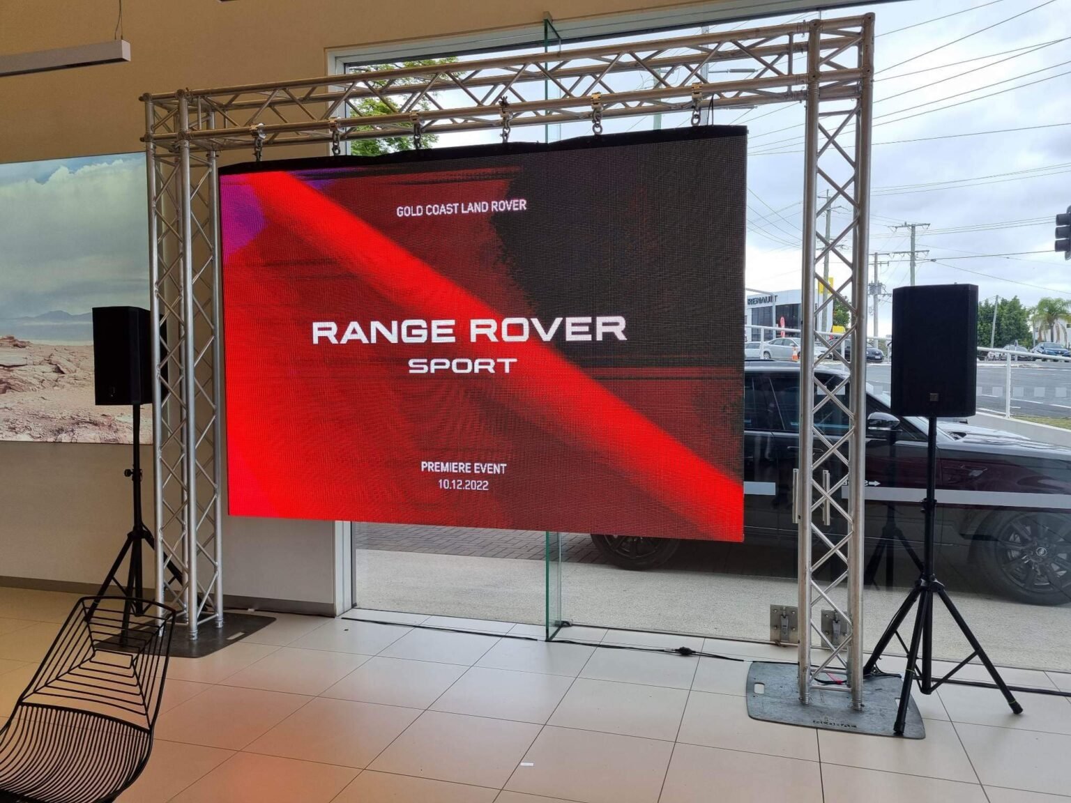LED Screen Range Rover