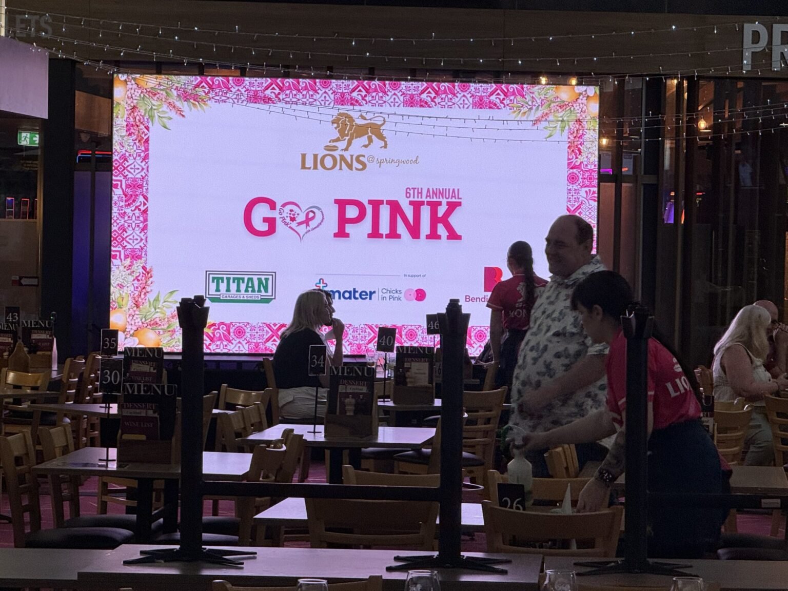 Led Screen Go Pink