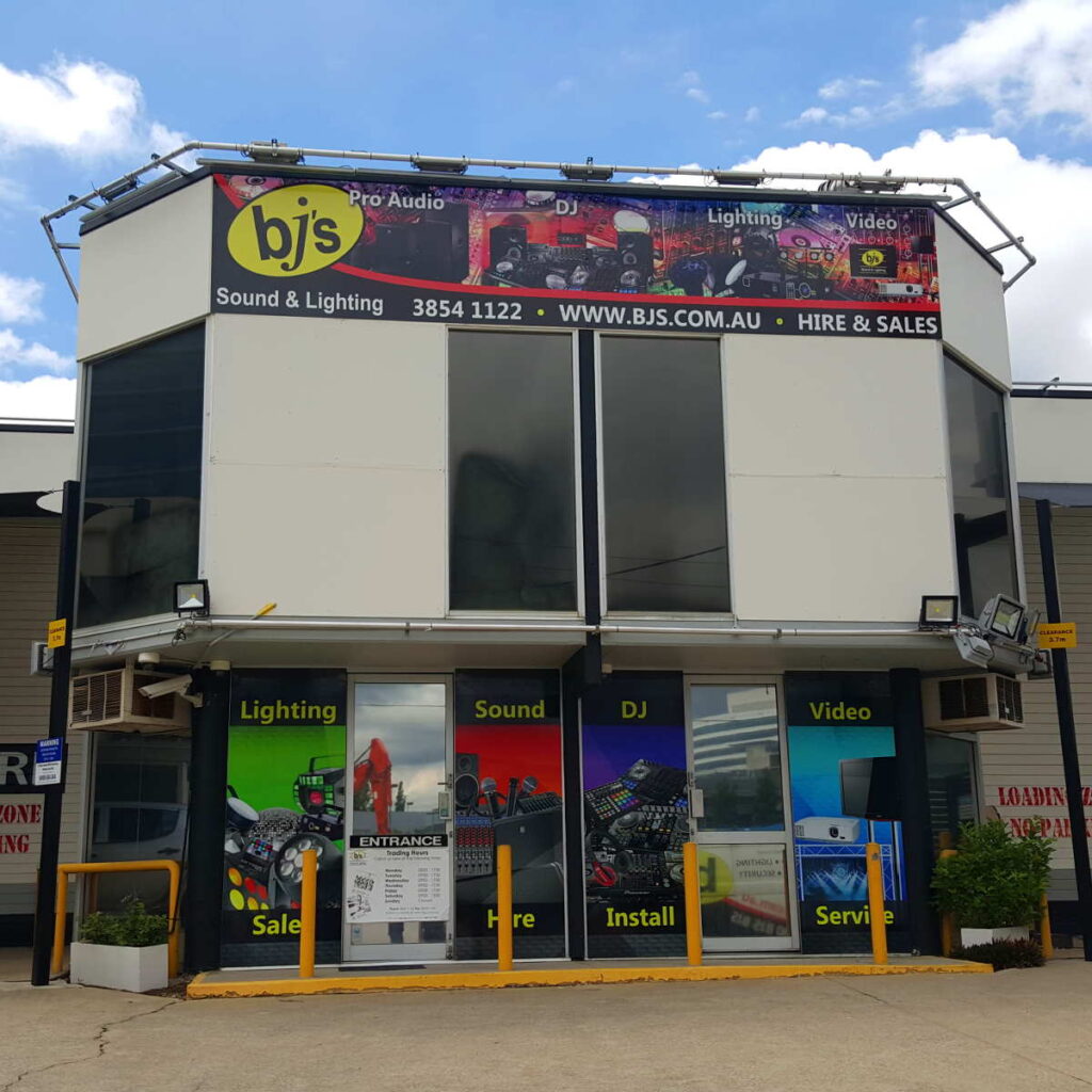 BJs Sound & Lighting - Brisbane Shop Front Square 1200