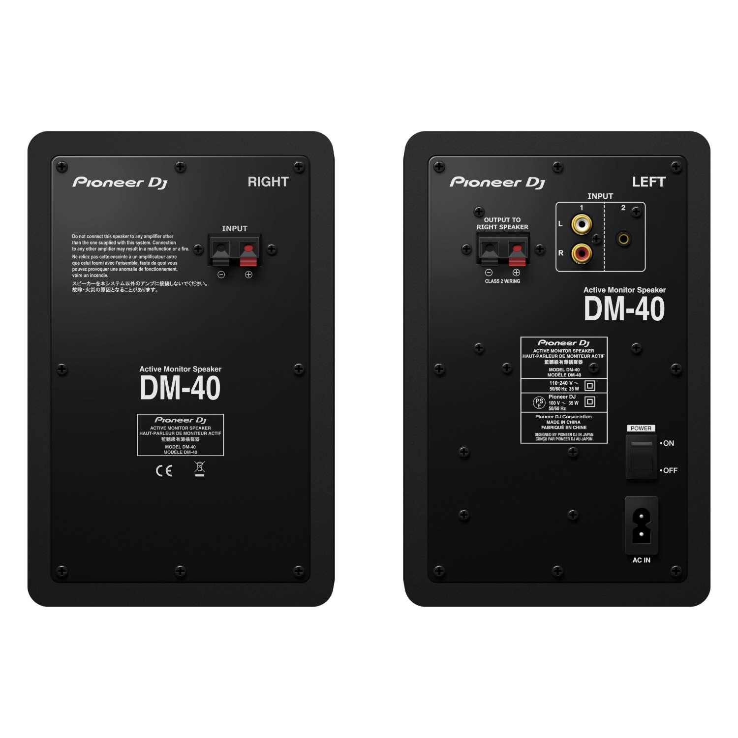 Pioneer DJ DM-40 4-inch Compact Active Monitor Speaker | BJs Sound &  Lighting
