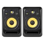 KRK V8 S4 Powered 8 inch Studio Monitors (Pair) (Black)