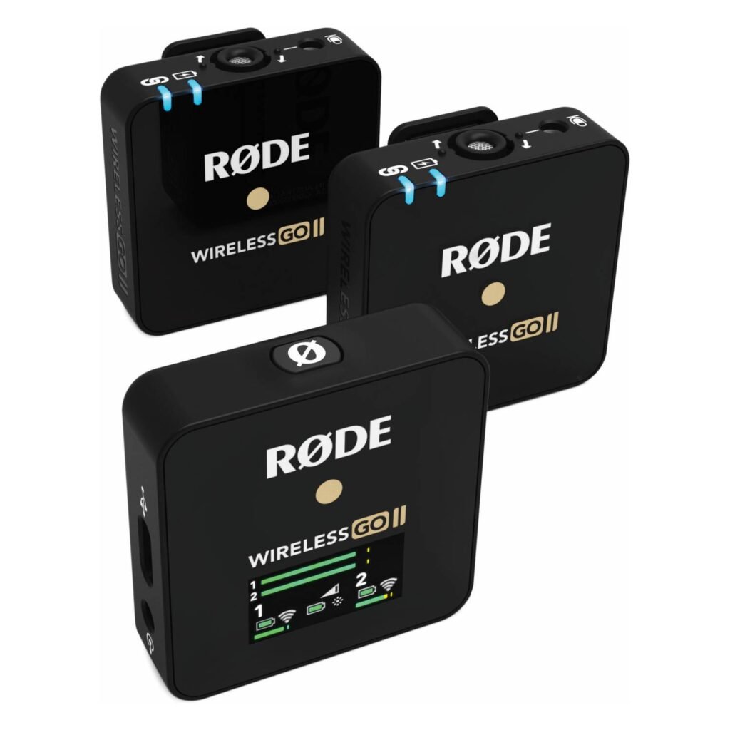 Rode Wireless Go II Dual Channel Wireless Microphone System 2.4GHz ...