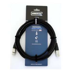Ambertec Microphone Cable REAN XLR M-F - 1m