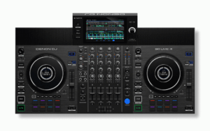 Denon DJ Sc Live 4 4-Deck Standalone DJ Controller W. 7" Touchscreen, Speakers 7 Wifi