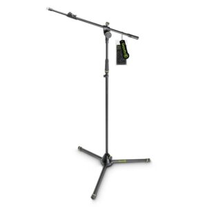 Gravity GMS4322B mic stand w/ folding tripod base & 2 point adj tele boom