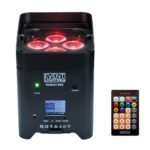 Event Lighting PAR4X12B2 - Indoor Battery Uplight Pro Par with 4 x 12W RGBWAUV LEDs